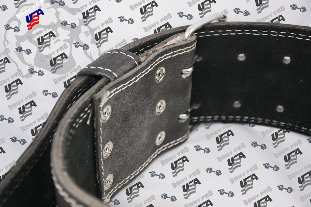 Ceinture large en cuir