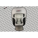 Casque de boxe protection menton et pommettes