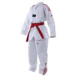 Dobok Adi-Club 3 bandes Rouge